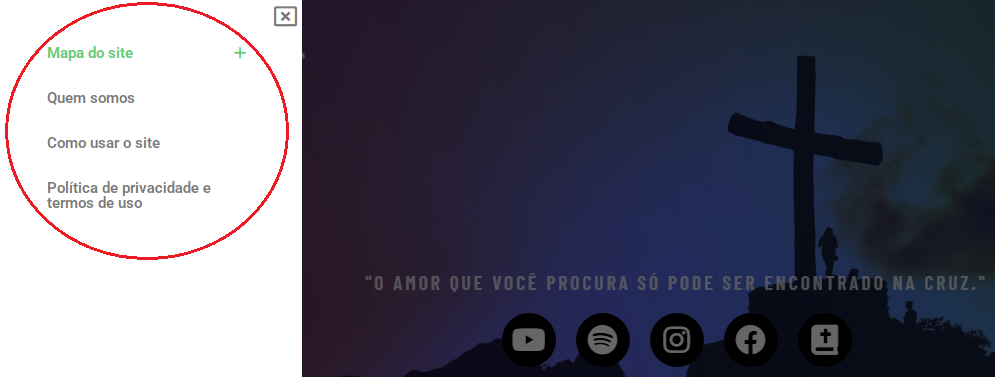 Menu principal.